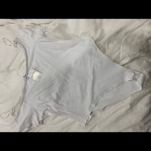 Forever 21 bodysuits black and white 2xl